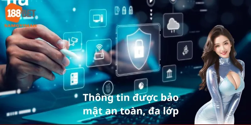 Thông tin của người chơi được bảo mật an toàn với đa lớp mã hóa